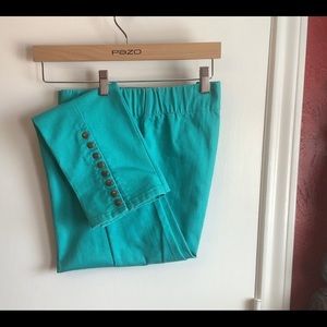 Soft Surroundings Petite Small Straight Leg Pant w/ Pull-On Elastic Waist